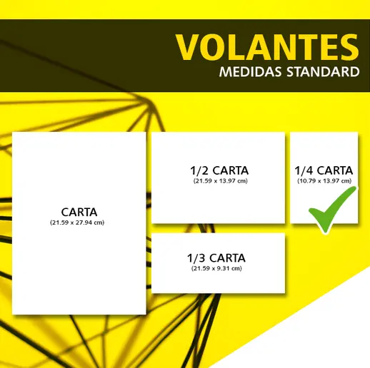 VOLANTE B/N 1/4 BOND DE COLOR (T)