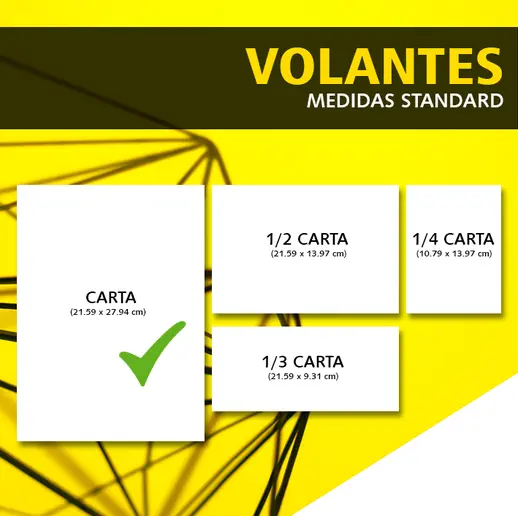 VOLANTE B/N CARTA BOND DE COLOR (T)
