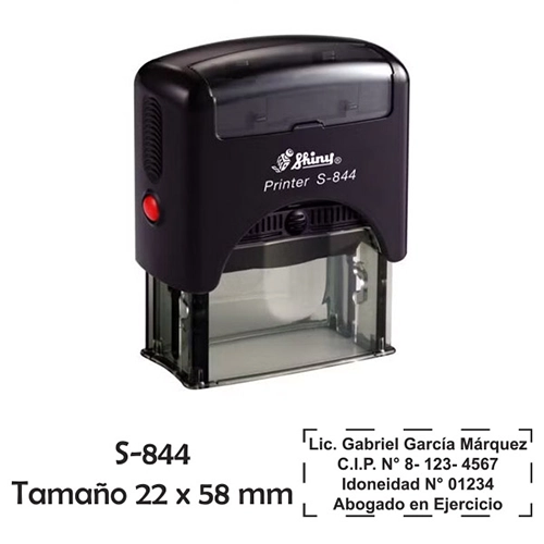 [SP-S-844] SELLO PERSONALIZADO S-844
