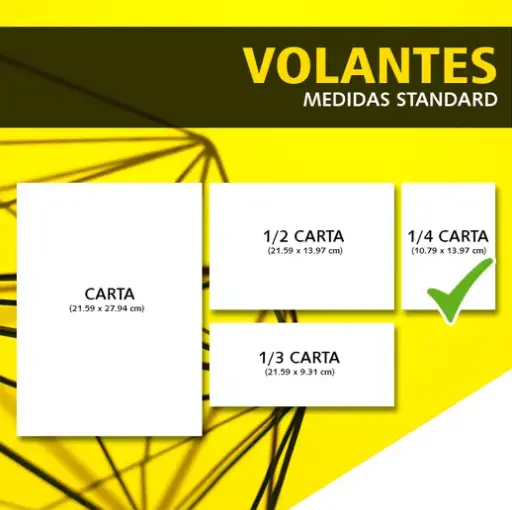 [VOL-BN-1/4-BON-C-T] VOLANTE B/N 1/4 BOND DE COLOR (T)