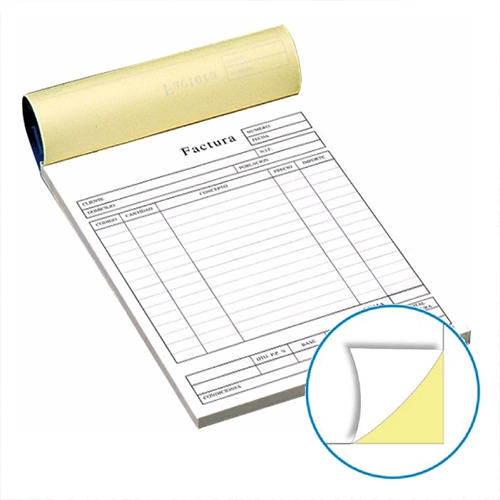 [LIB-1/3-OR-BN-1C] LIBRETA 1/3 CARTA, ORIGINAL A B/N + 1 COPIA